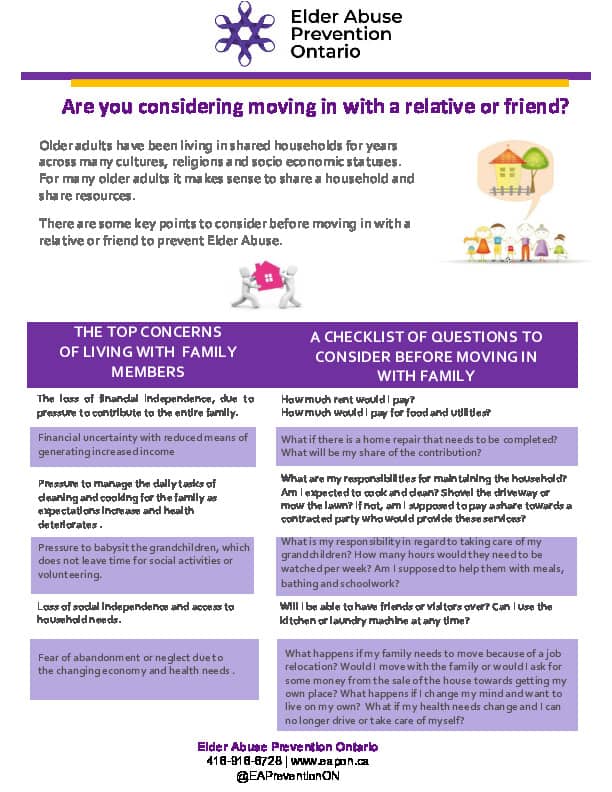 Fact Sheets - Elder Abuse Prevention Ontario