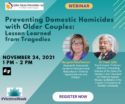 Preventing Domestic Homicides with Older Couples: Lesson Learned from Tragedies