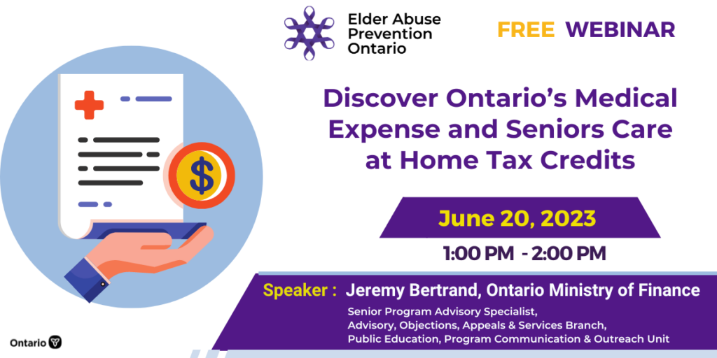 Discover Ontario’s Medical Expense and Seniors Care at Home Tax Credits