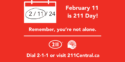 February 11th is 211 Day