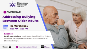 Addressing Bullying Between Older Adults